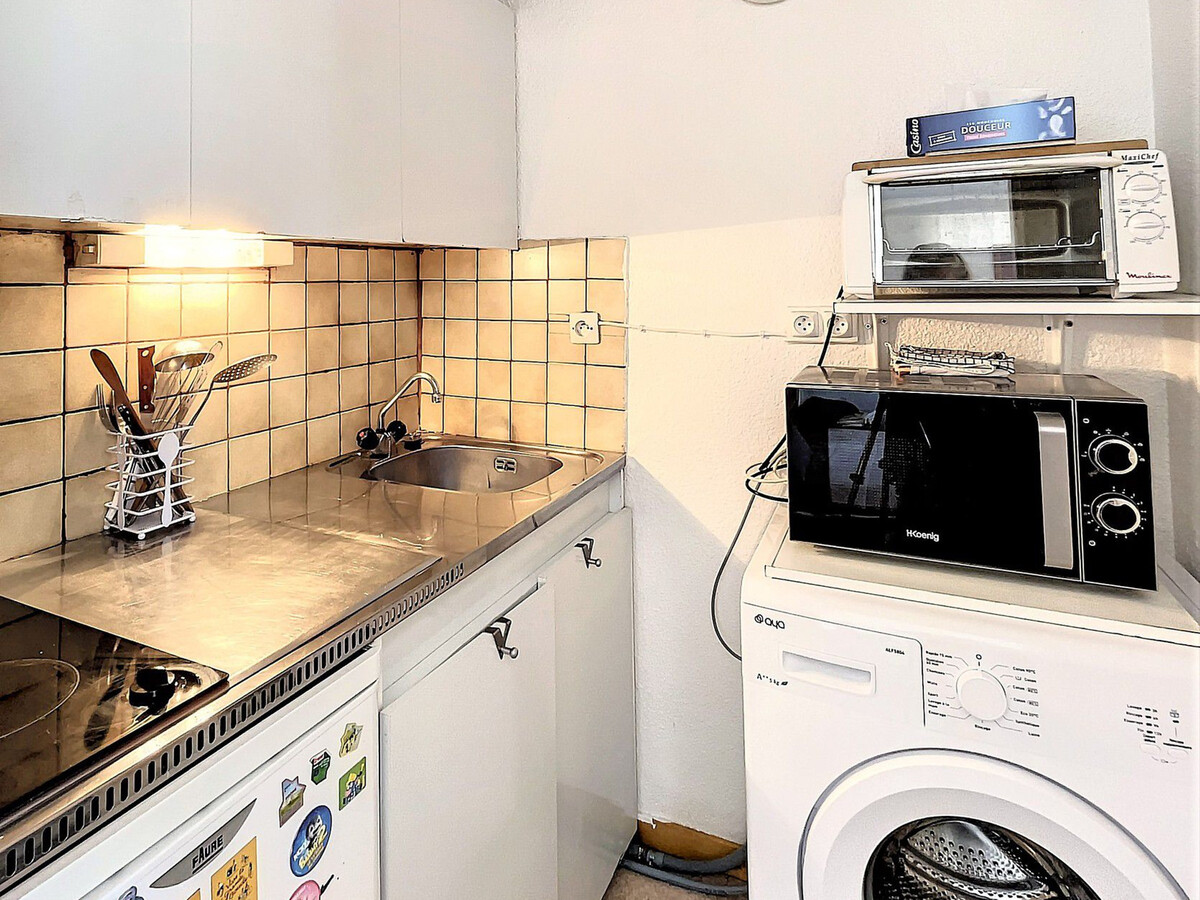 Appart 2P+cabine 16e étage, balcon pistes, piscine - Photo 8