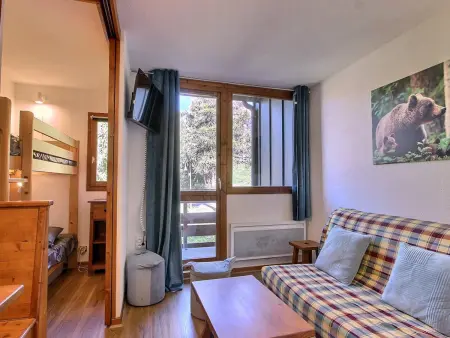 Location appartement à Peisey Vallandry, Studio 4 personnes à Vallandry, proche des pistes