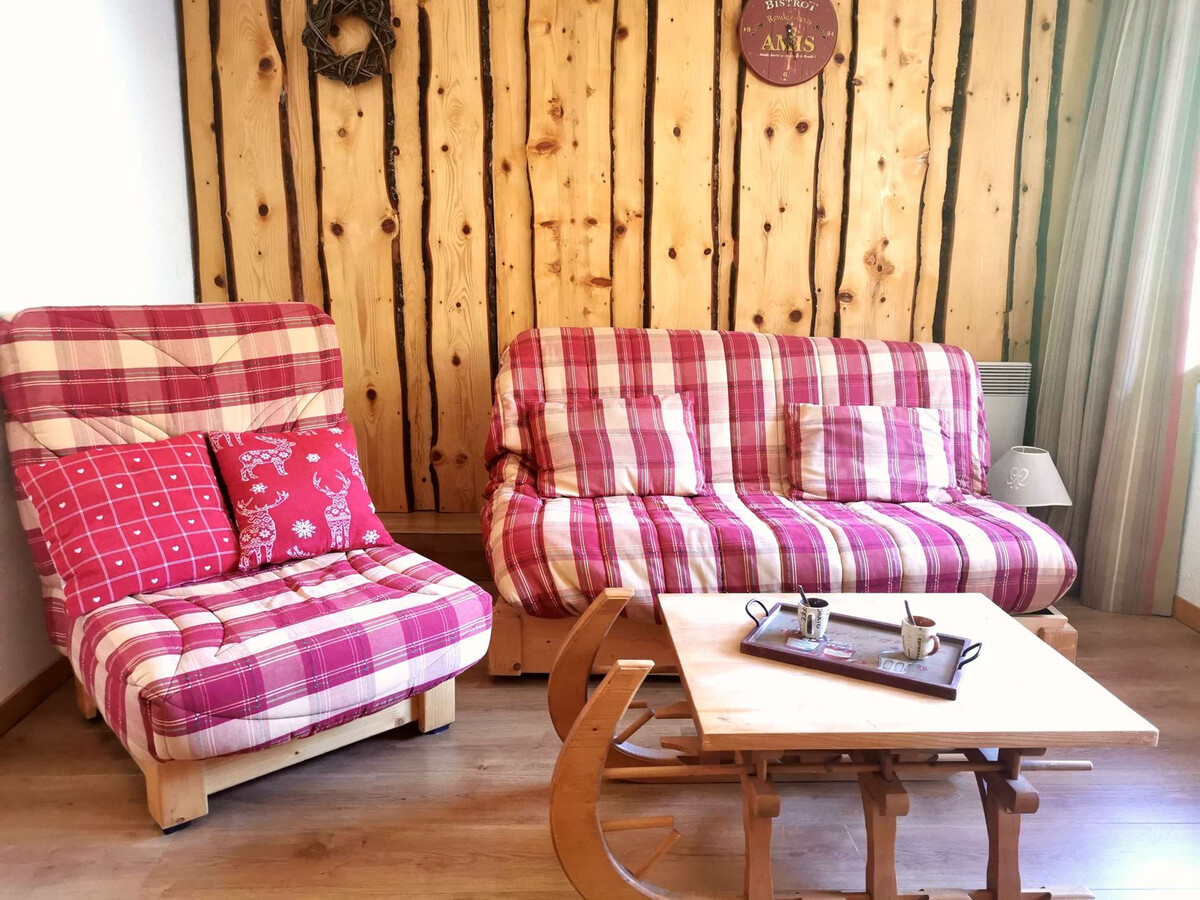 Studio 4 pers aux pieds des pistes, Valmorel - Photo 3