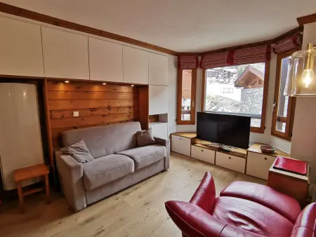 Location appartement à Les Avanchers Valmorel, Charmant 2 pièces, proche pistes et commerces, 4 pers, ascenseur, équipements complets