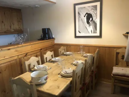 Location appartement à Les Avanchers Valmorel, Appartement 3 pièces 7 pers, près des pistes, balcon, WIFI