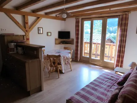 Location appartement à Les Avanchers Valmorel, Duplex 2P 5 Pers, Pied des Pistes, WiFi et Parking, 2*