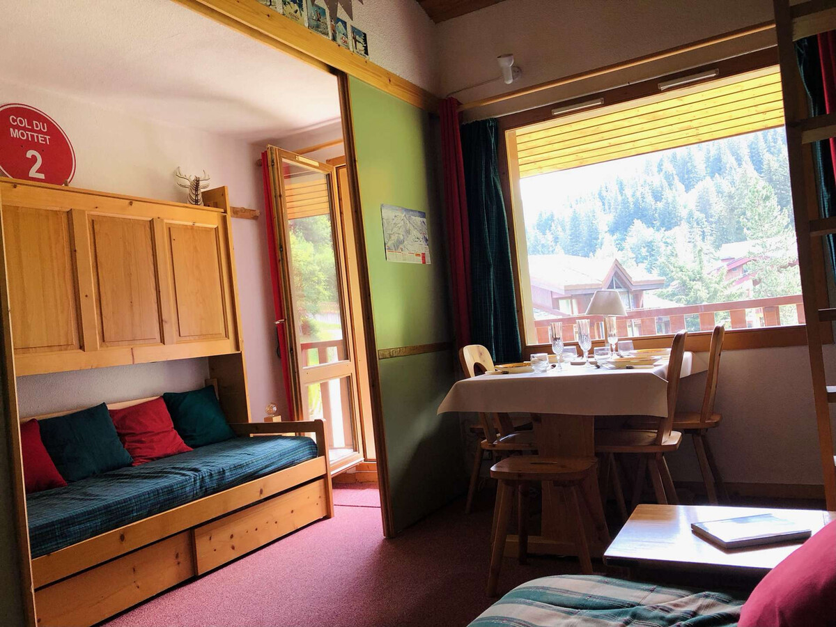 Studio 4-5 pers. aux Avanchers avec balcon montagne - Photo 3