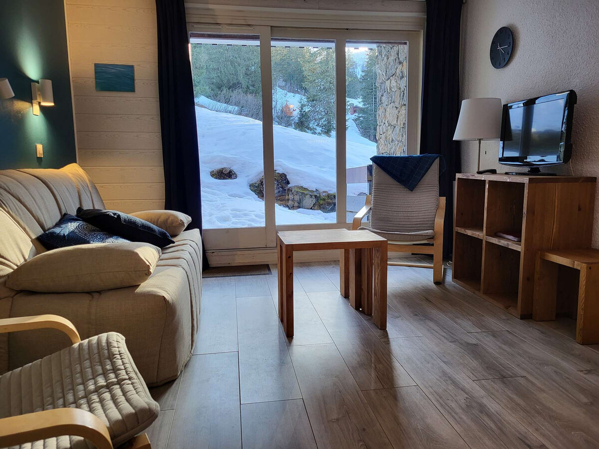 2 pièces rénové skis aux pieds, terrasse, Valmorel - Photo 1