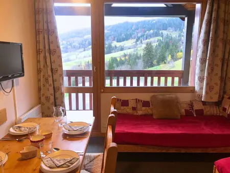 Location appartement à Les Avanchers Valmorel, Appartement cosy 2 pièces, Valmorel - Pied des pistes, proche ESF et commerces