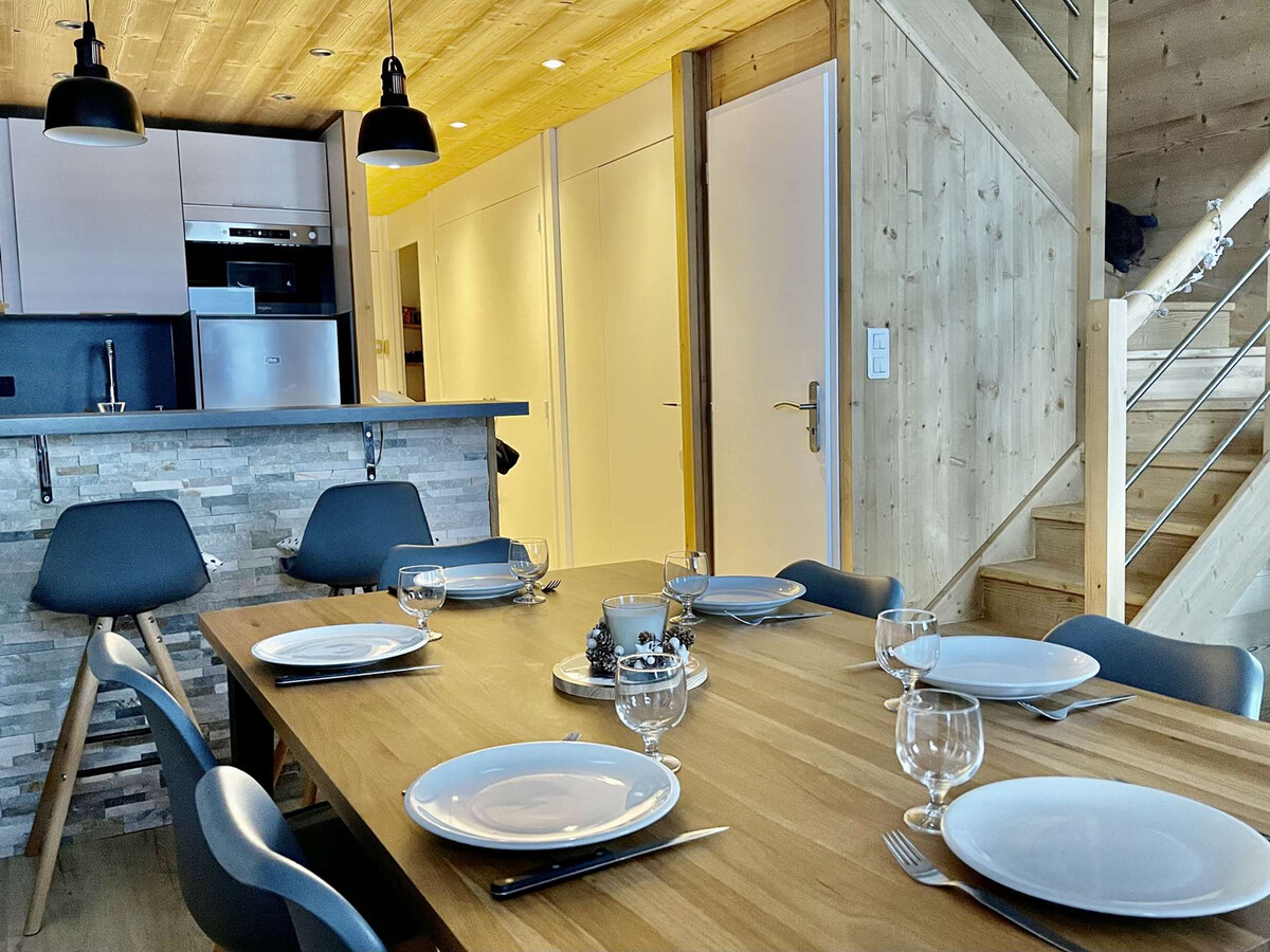 Duplex 6 pers, pied des pistes aux Avanchers-Valmorel - Photo 1