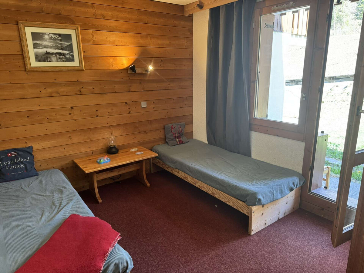 Studio 4 pers divisible, terrasse plein sud aux Avanchers-Valmorel - Photo 2