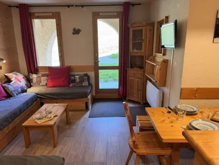 Location appartement à Les Avanchers Valmorel, Charmant 2 pièces au pied des pistes, classé 3 étoiles, avec terrasse et équipements complets