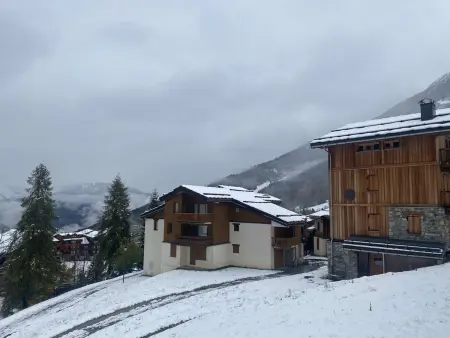 2P aux pieds des pistes avec terrasse, Les Avanchers-Valmorel : photo 7
