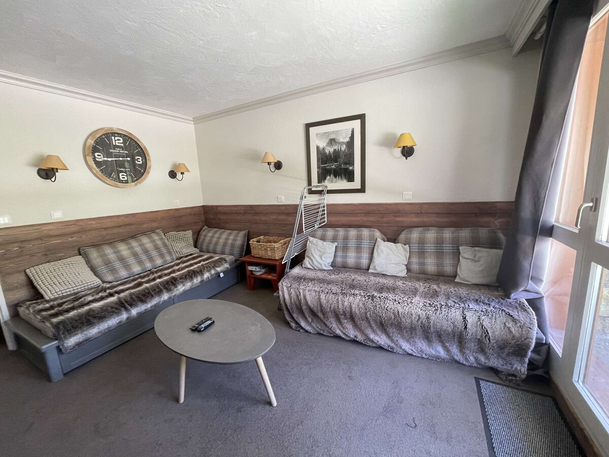 Appartement 2 pièces+cabine 6 pers, 2 min des pistes - Photo 1