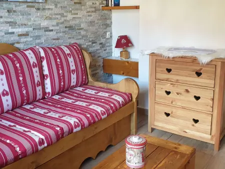 Location appartement à Les Avanchers Valmorel, Studio divisible rénové, 2 étoiles, proche pistes et commerces, balcon, animaux admis