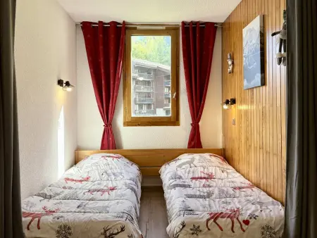 Studio 4 pers. divisible, 2 km des pistes, balcon : photo 4