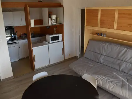 T2 40m² Bolquère-Pyrénées 2000, terrasse sud, 6 pers : photo 4