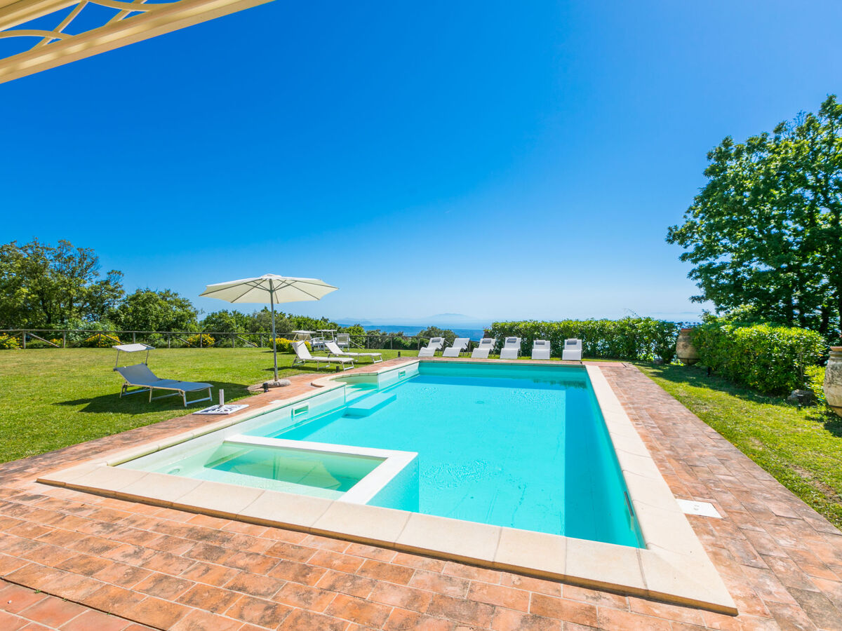 Villa Poggio al Pruno – 14 pers., piscine, vue mer - Photo 12