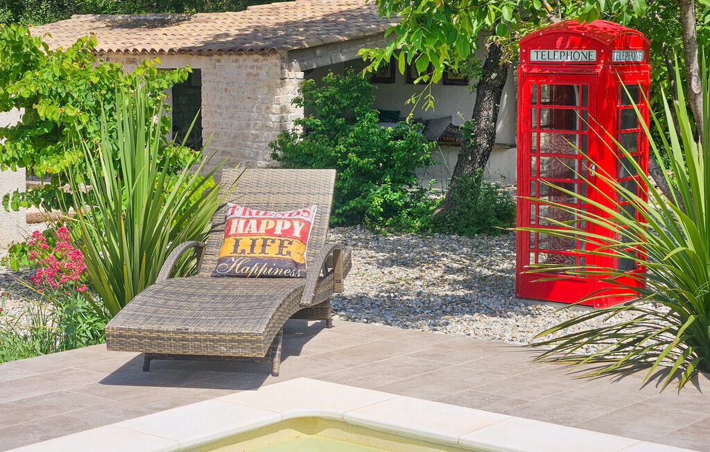 Maison 5 pers. avec piscine privée à Barjac - Photo 14