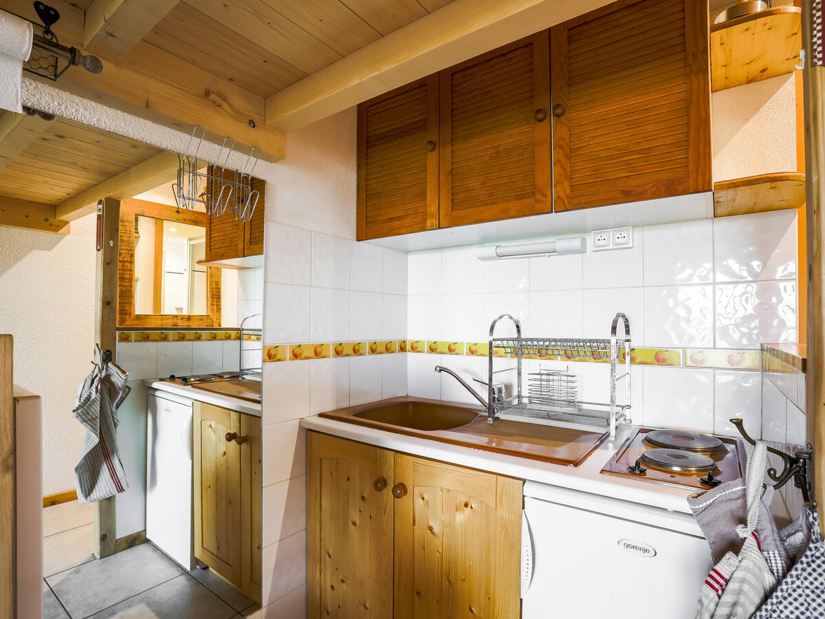Studio cosy 3 pers Arc 1600, balcon, animaux admis - Photo 12