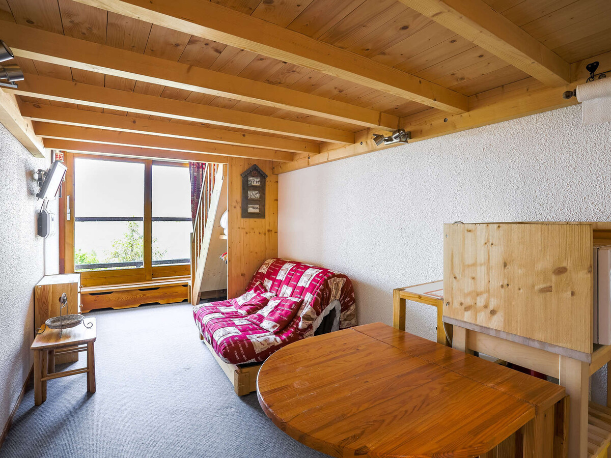 Studio cosy 3 pers Arc 1600, balcon, animaux admis - Photo 13