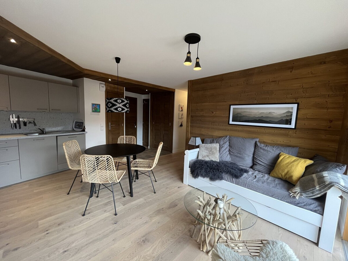 Appart 4 pers. aux Carroz, 350 m des pistes, parking couvert - Photo 2