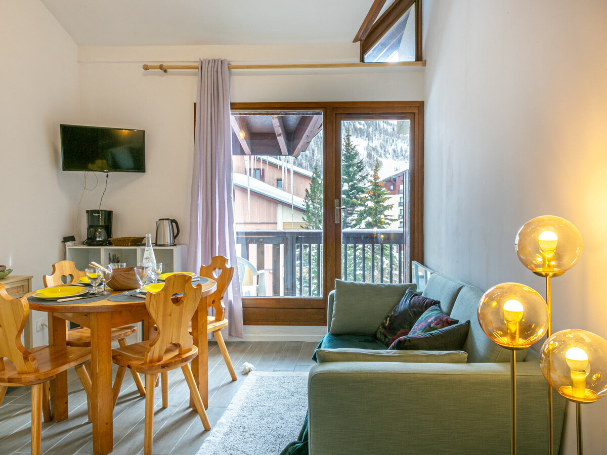 Studio 4 personnes Val-d'Isère, balcon Sud/Ouest - Photo 2