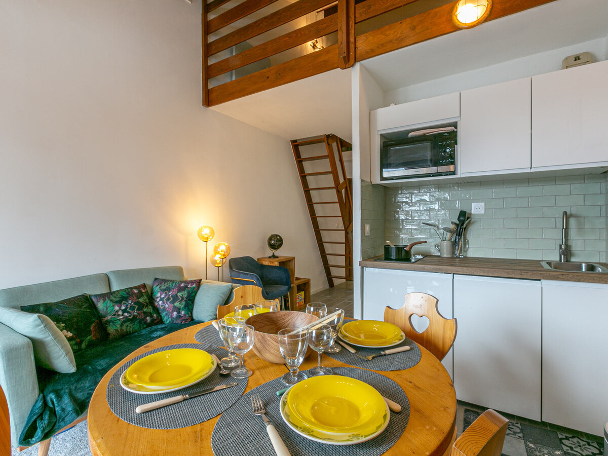 Studio 4 personnes Val-d'Isère, balcon Sud/Ouest - Photo 3