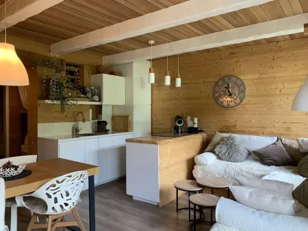 Location appartement à Pra Loup, Appartement cosy pour 6 pers, terrasse vue tennis, Wifi