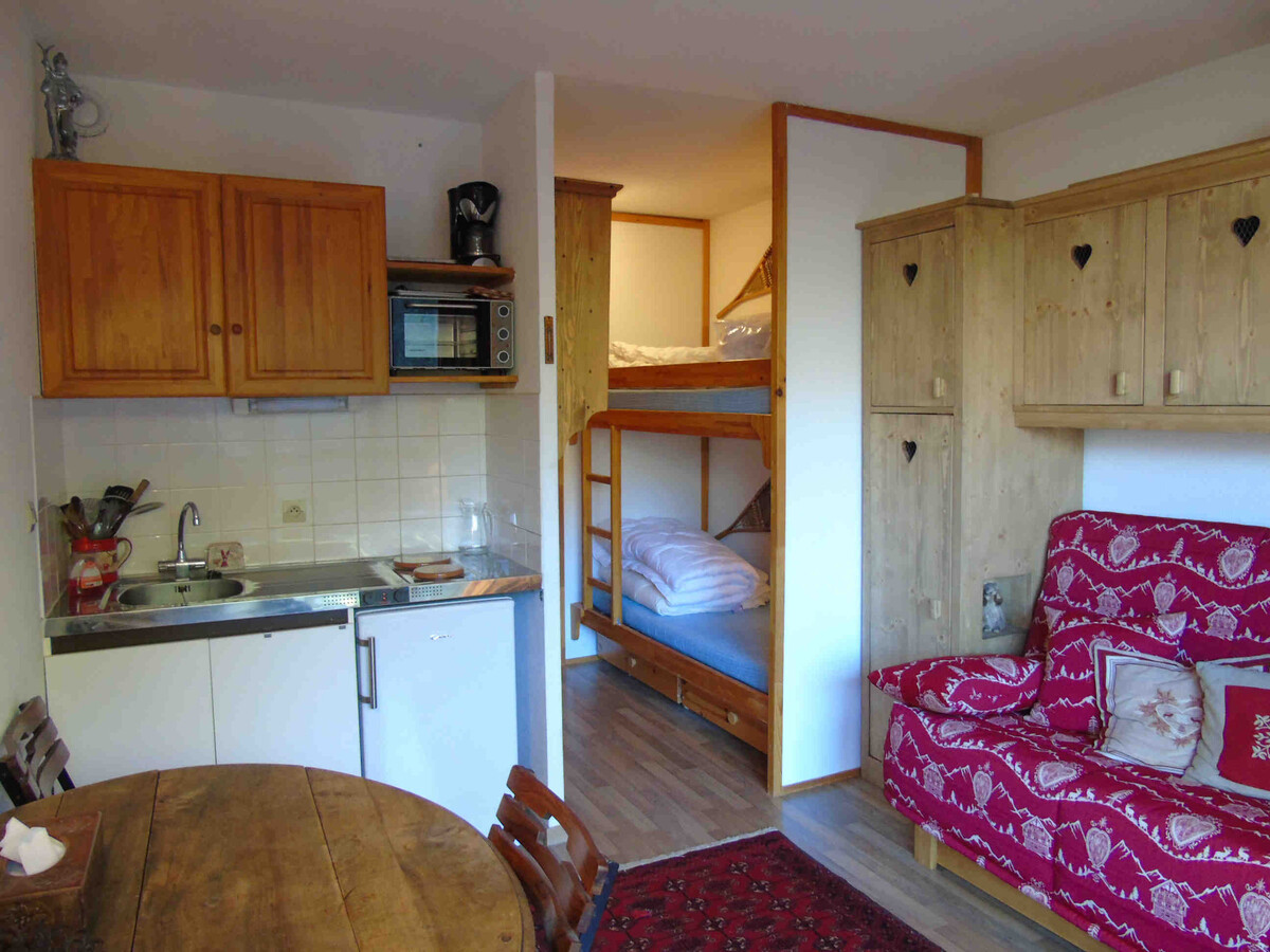 Studio 4 pers. Valfréjus, 50m télécabine, balcon - Photo 1