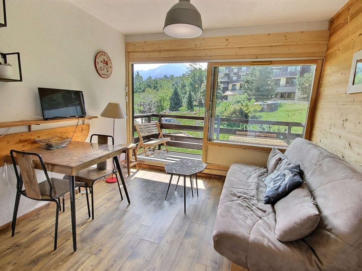 Studio 24 m² balcon vue vallée, pistes à proximité - Photo 3