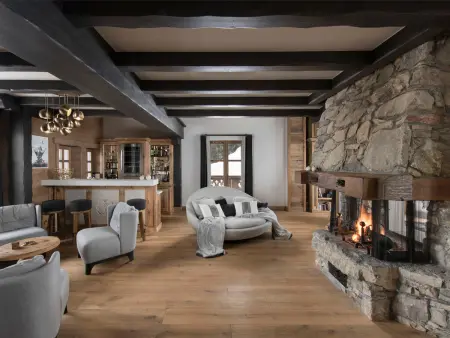 Chalet luxueux avec spa, piscine et vue sur pistes à Courchevel 1550 - Photo 1