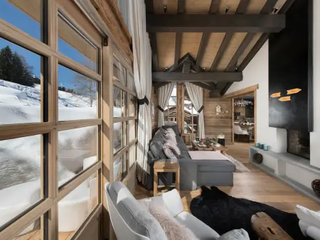 Chalet luxueux avec spa, piscine et vue sur pistes à Courchevel 1550 - Photo 2