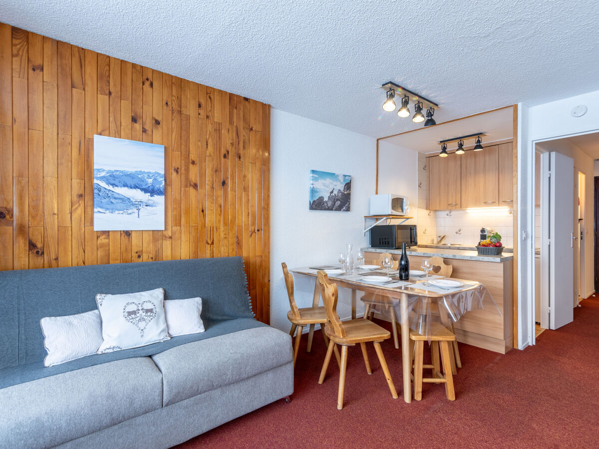 Studio rénové Les Tommeuses, skis aux pieds à Tignes - Photo 3