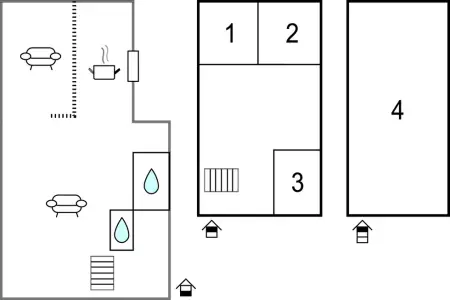 Maison 8 pers., 4 chambres à Grand-Fort-Philippe : photo 22