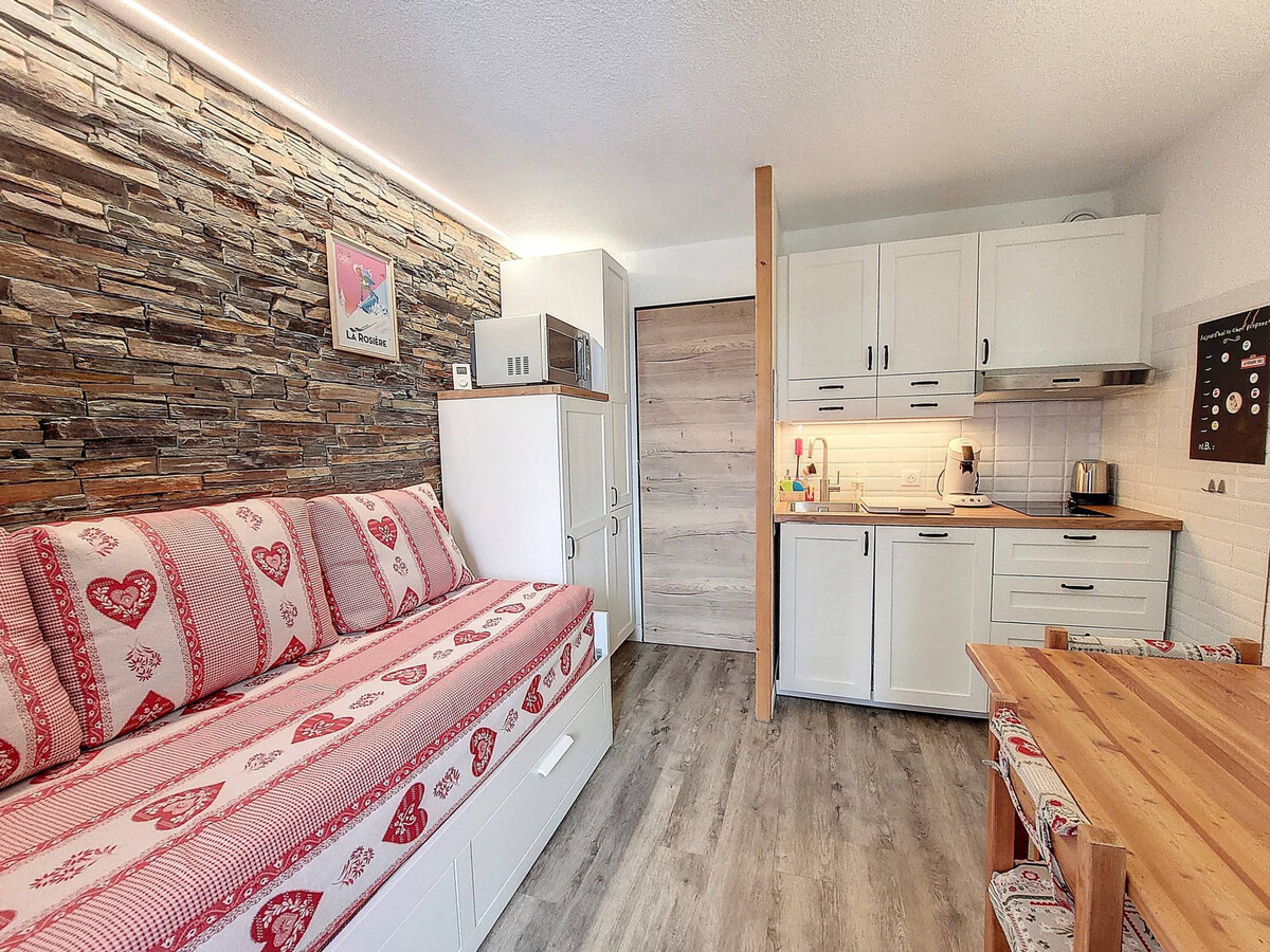 Studio 26m² rénové au pied des pistes avec balcon - Photo 1