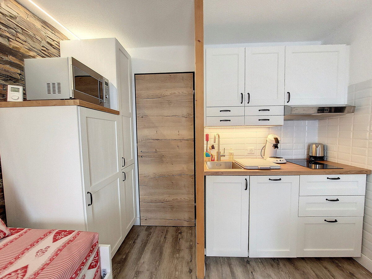 Studio 26m² rénové au pied des pistes avec balcon - Photo 3