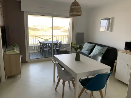 F2 Fort-Mahon-Plage : balcon, parking privé, animaux OK : photo 2