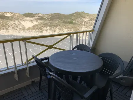 F2 Fort-Mahon-Plage : balcon, parking privé, animaux OK : photo 14