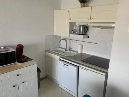 F2 Fort-Mahon-Plage : balcon, parking privé, animaux OK : photo 17