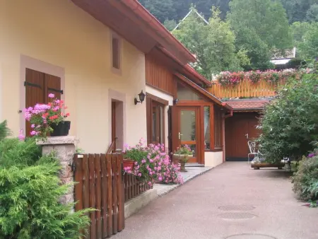 Location gite à Breitenbach Haut Rhin, Gîte au calme avec 2 chambres, terrasse, jardin, BBQ et parking inclus à Breitenbach-Haut-Rhin