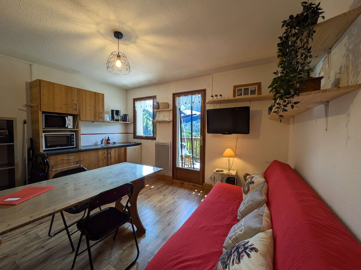 Studio 19m² terrasse sud-ouest, parking couvert, navette ski - Photo 1
