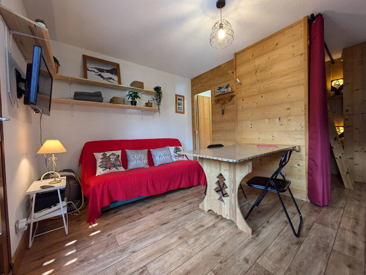 Studio 19m² terrasse sud-ouest, parking couvert, navette ski - Photo 11