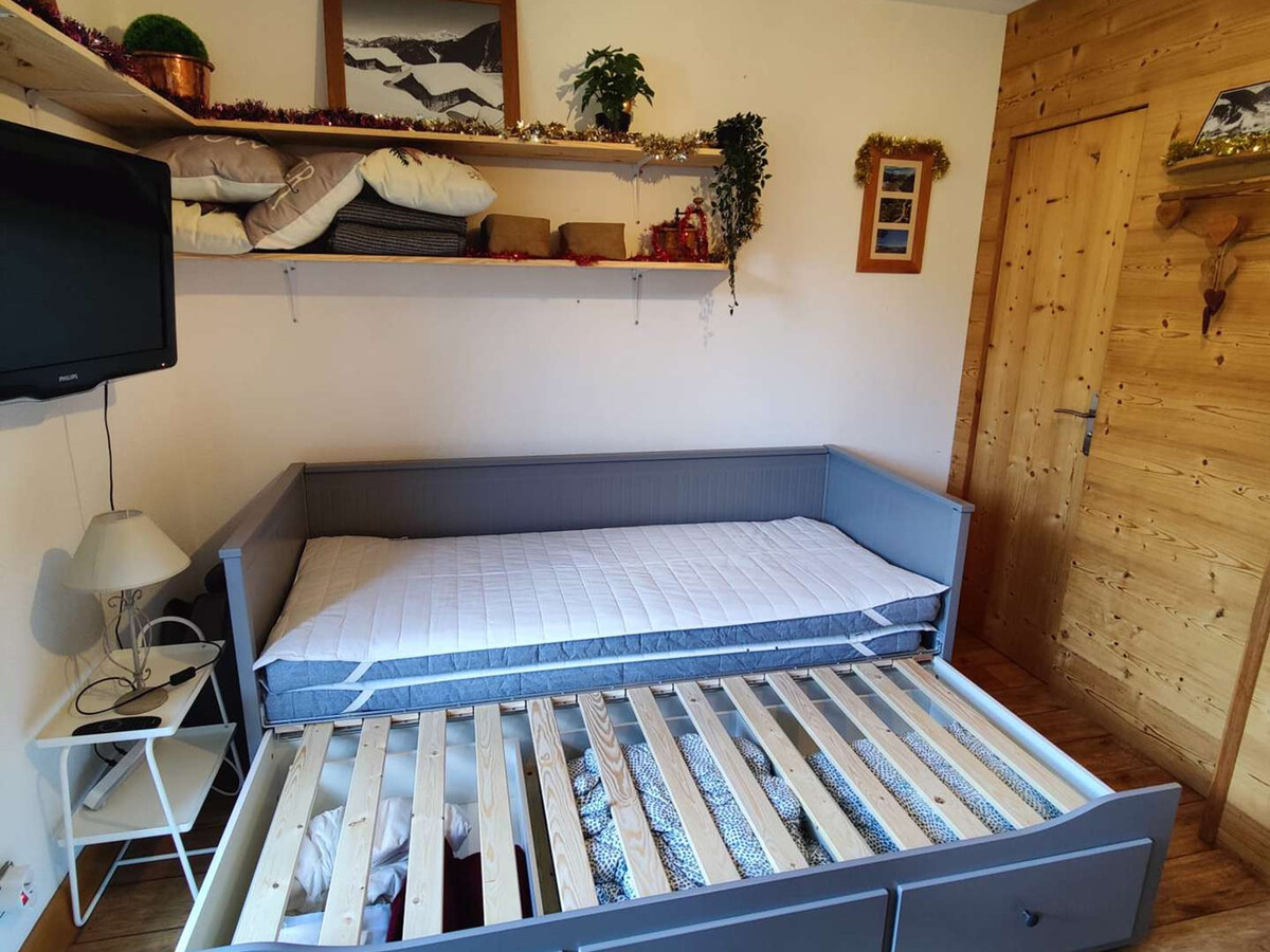 Studio 19m² terrasse sud-ouest, parking couvert, navette ski - Photo 14