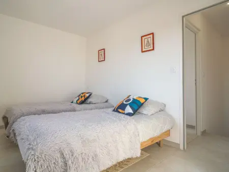 Maison Aubépines à 300 m de la plage, terrasse 70 m² : photo 13