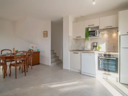 Maison Aubépines à 300 m de la plage, terrasse 70 m² : photo 15
