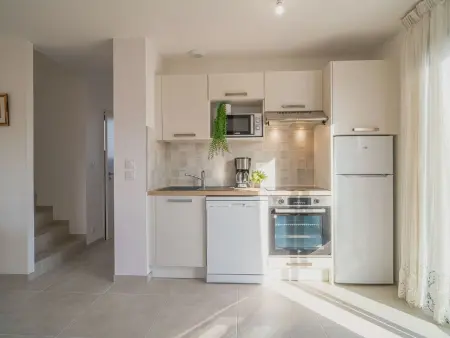Maison Aubépines à 300 m de la plage, terrasse 70 m² : photo 16