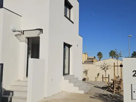 Maison Aubépines à 300 m de la plage, terrasse 70 m² : photo 22