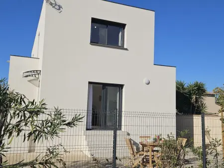 Maison Aubépines à 300 m de la plage, terrasse 70 m² : photo 24