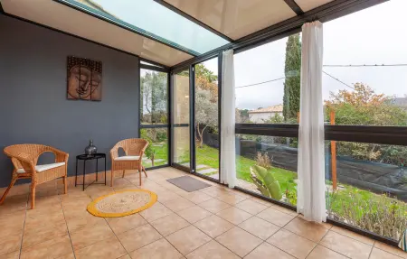 Maison avec piscine et vue mer sur le Cap Sicié : photo 8
