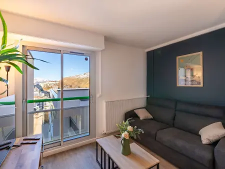 Studio moderne pour 2 personnes avec cuisine équipée et TV à Gourette - Photo 1
