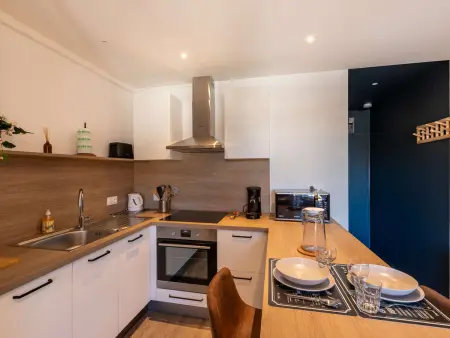 Studio moderne pour 2 personnes avec cuisine équipée et TV à Gourette - Photo 5