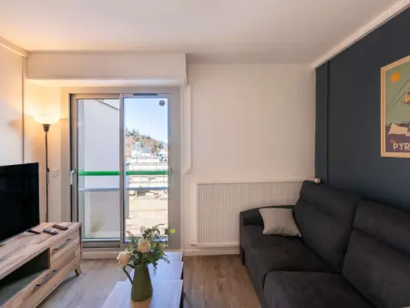Studio moderne pour 2 personnes avec cuisine équipée et TV à Gourette - Photo 6