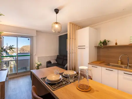 Studio moderne pour 2 personnes avec cuisine équipée et TV à Gourette - Photo 7